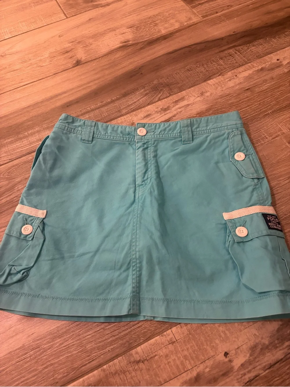Ralph Lauren Light Turquoise Skort with Interior Label girls size 16 great shape